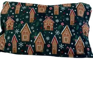 Minky Couture Christmas Gingerbread Minky Pillowcase 21x29 Holiday Cozy